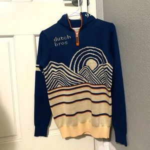 Dutch Bros zip up sweater